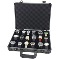 Metal Watch Case Professional  Watch Storage Box Aluminum Display Organizer Watch Collecting Box with 18 Slots